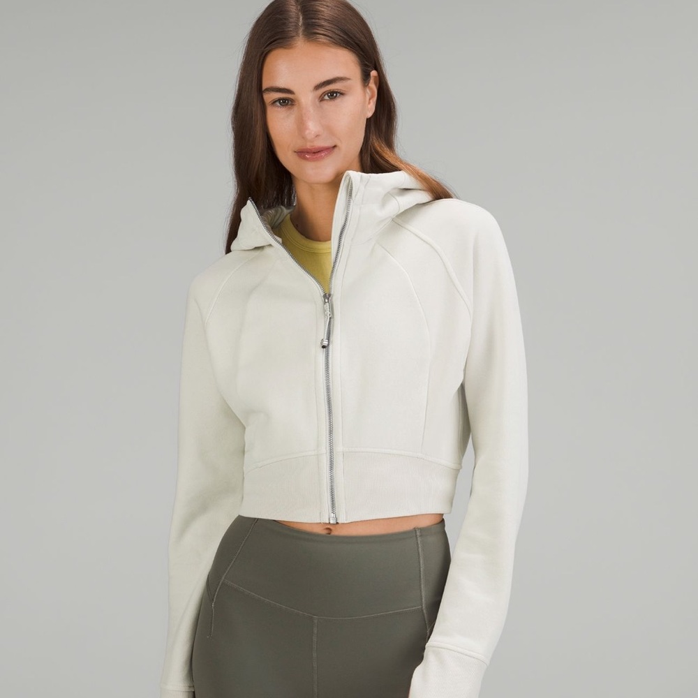 Like new crop scuba hoodie